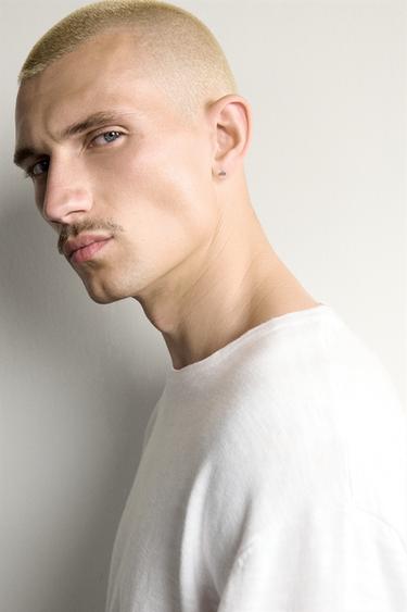 TEXTURED KNIT T-SHIRT - White by Zara