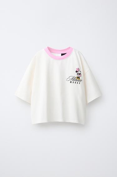 MINNIE MOUSE © DISNEY T-SHIRT & BERMUDA SET - Black by Zara - Image 2
