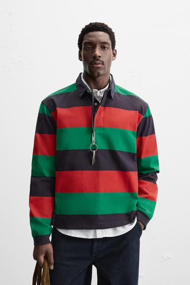 STRIPED POLO SHIRT - Multicoloured by Zara