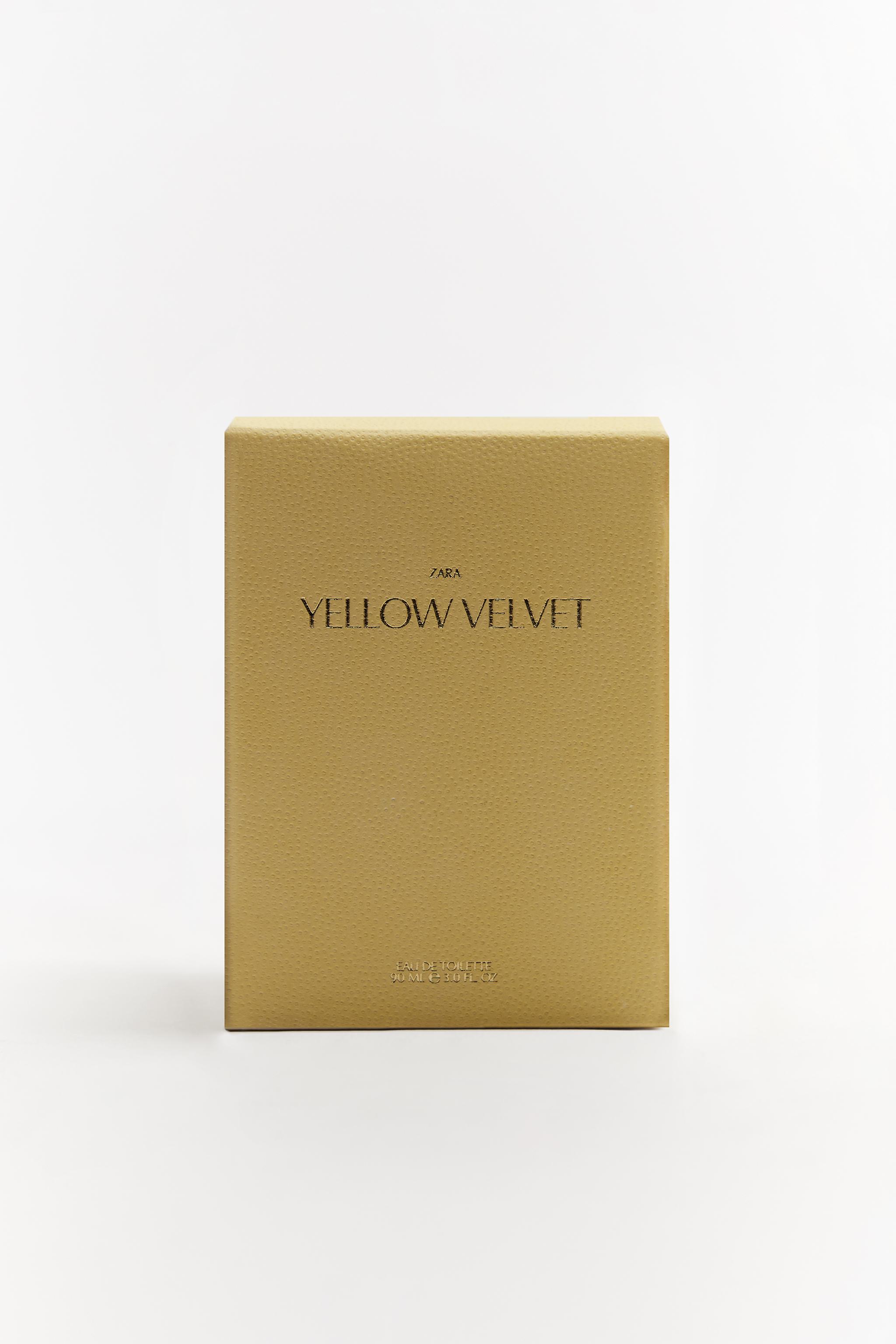 Zara yellow velvet online perfume