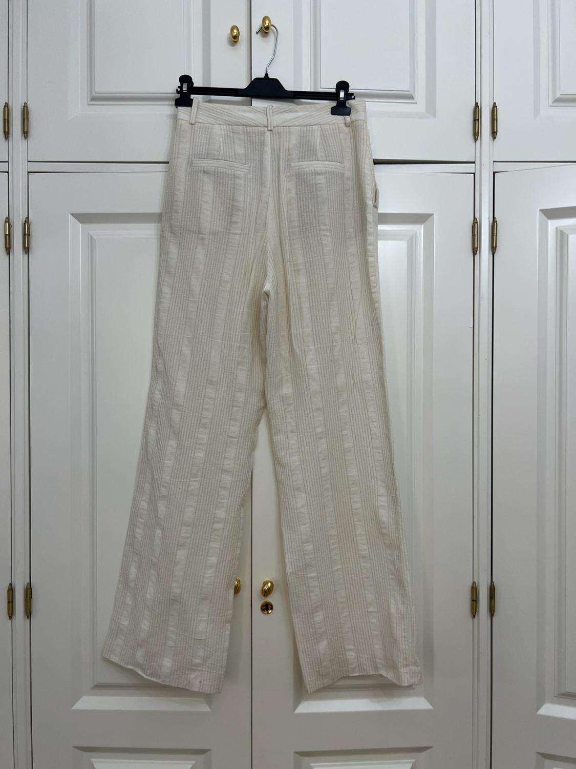 WIDE-LEG RUSTIC TROUSERS - Image 2