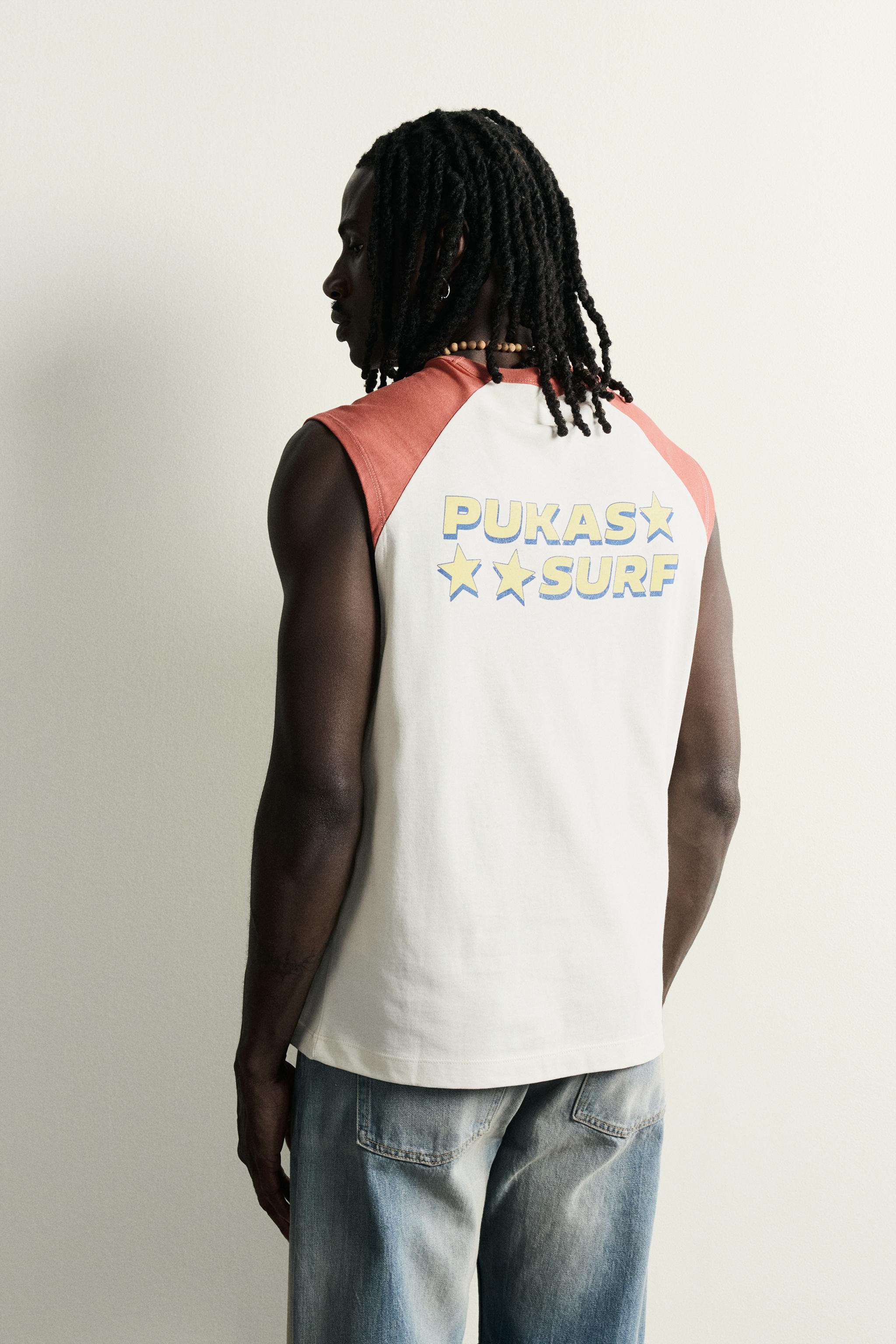 PUKAS SURF X ZARA RAGLAN TANK TOP