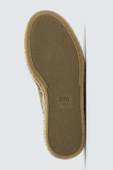 LEATHER CLOGS - Taupe Grey by Zara - Image 6