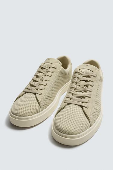 MESH TRAINERS - Sand Brown by Zara - Image 4