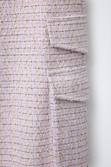 PANTALON TEXTURÉ STYLE MILITAIRE - Rose pastel de Zara - Image 3
