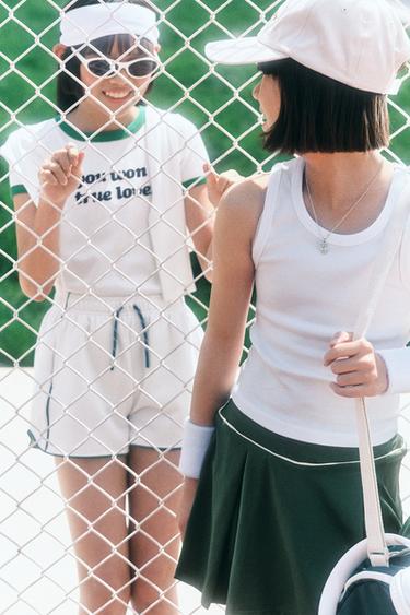 RIBBED RACERBACK T-SHIRT - White by Zara