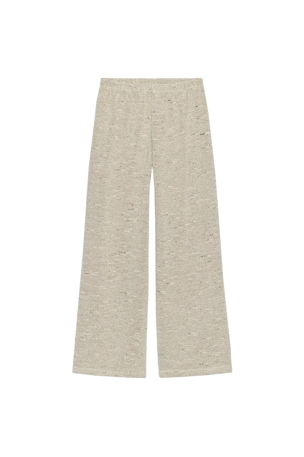 WIDE LEG TEXTURED PANTS - image 3