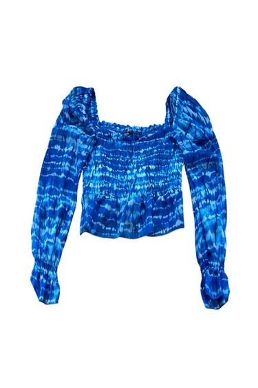 CROPPED OFF SHOULDER SHIRT