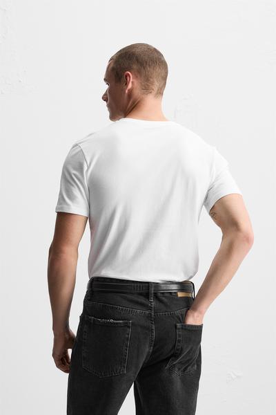 V YAKA BASIC T-SHIRT_2