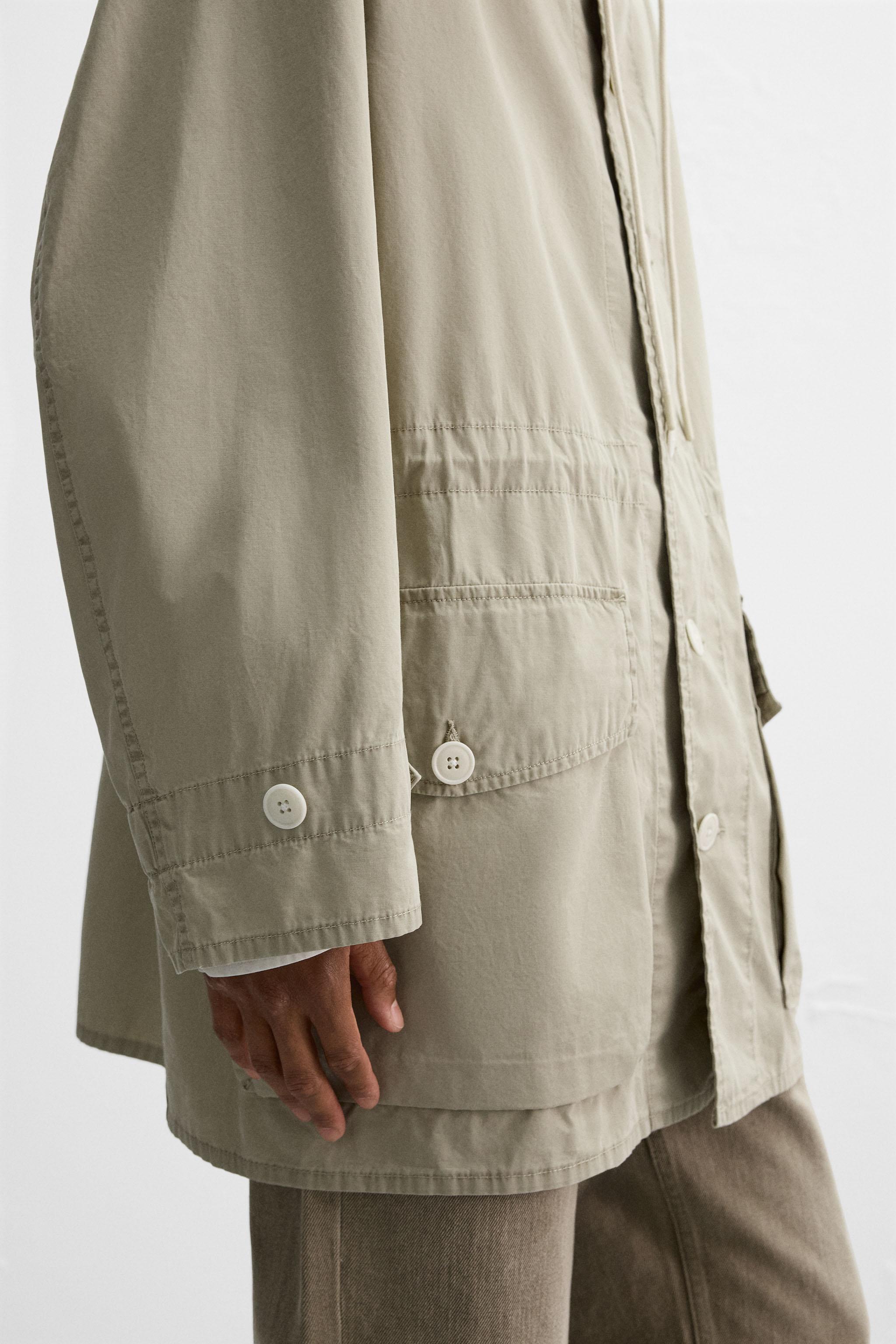 PARKA COURTE EN COTON