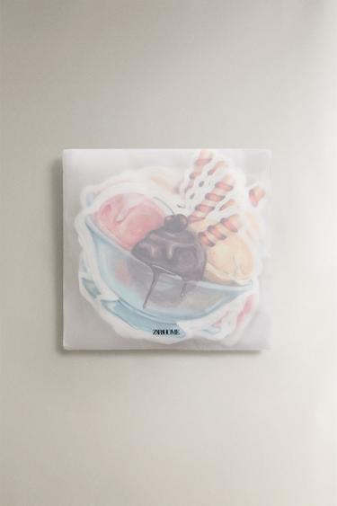 PACK OF ICE CREAM PAPER NAPKINS (PACK OF 20) - Brown by Zara - Image 5