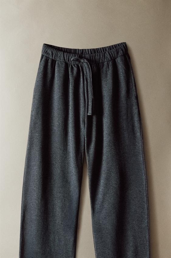 COTTON TROUSERS - Dark grey by Zara - Image 0