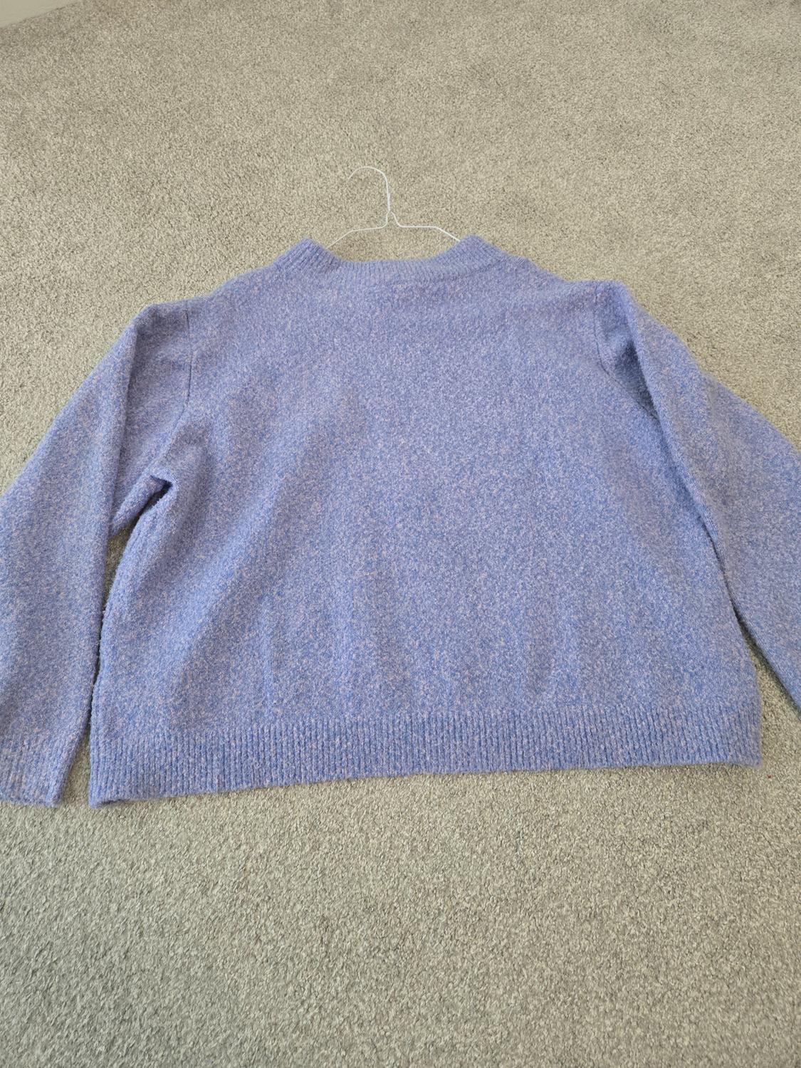 BLOCK COLOR KNIT SWEATER - Image 4