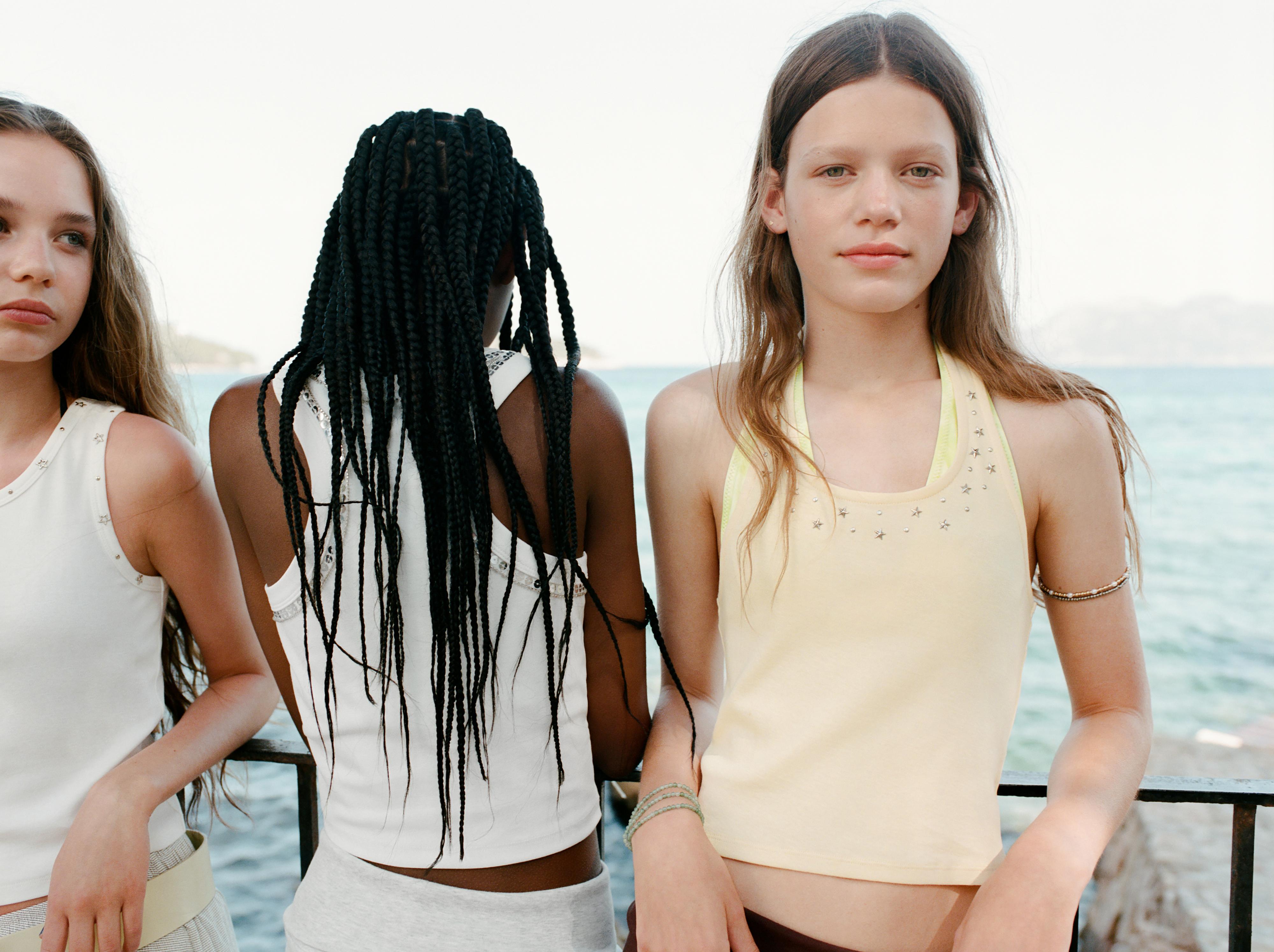 STAR HALTER TOP — Yellow