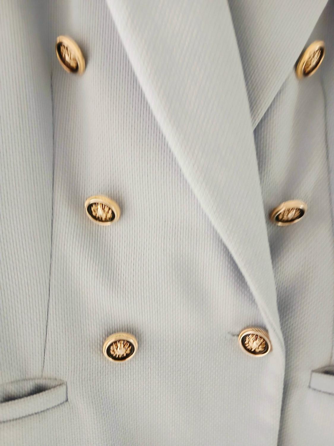 FITTED DOUBLE-BREASTED BLAZER - Image 3
