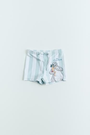 AGES 1-6 / STRIPED THE JUNGLE BOOK © DISNEY SWIM BOXERS - Light green by Zara