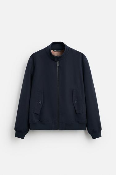 COTTON JACKET WITH POCKETS - Dark navy by Zara - Image 5