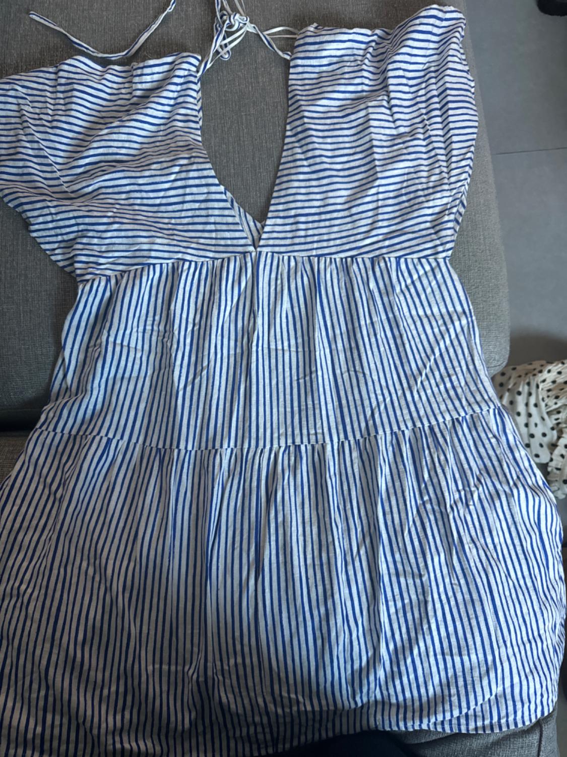 VESTIDO CON LINO RAYAS - Image 3