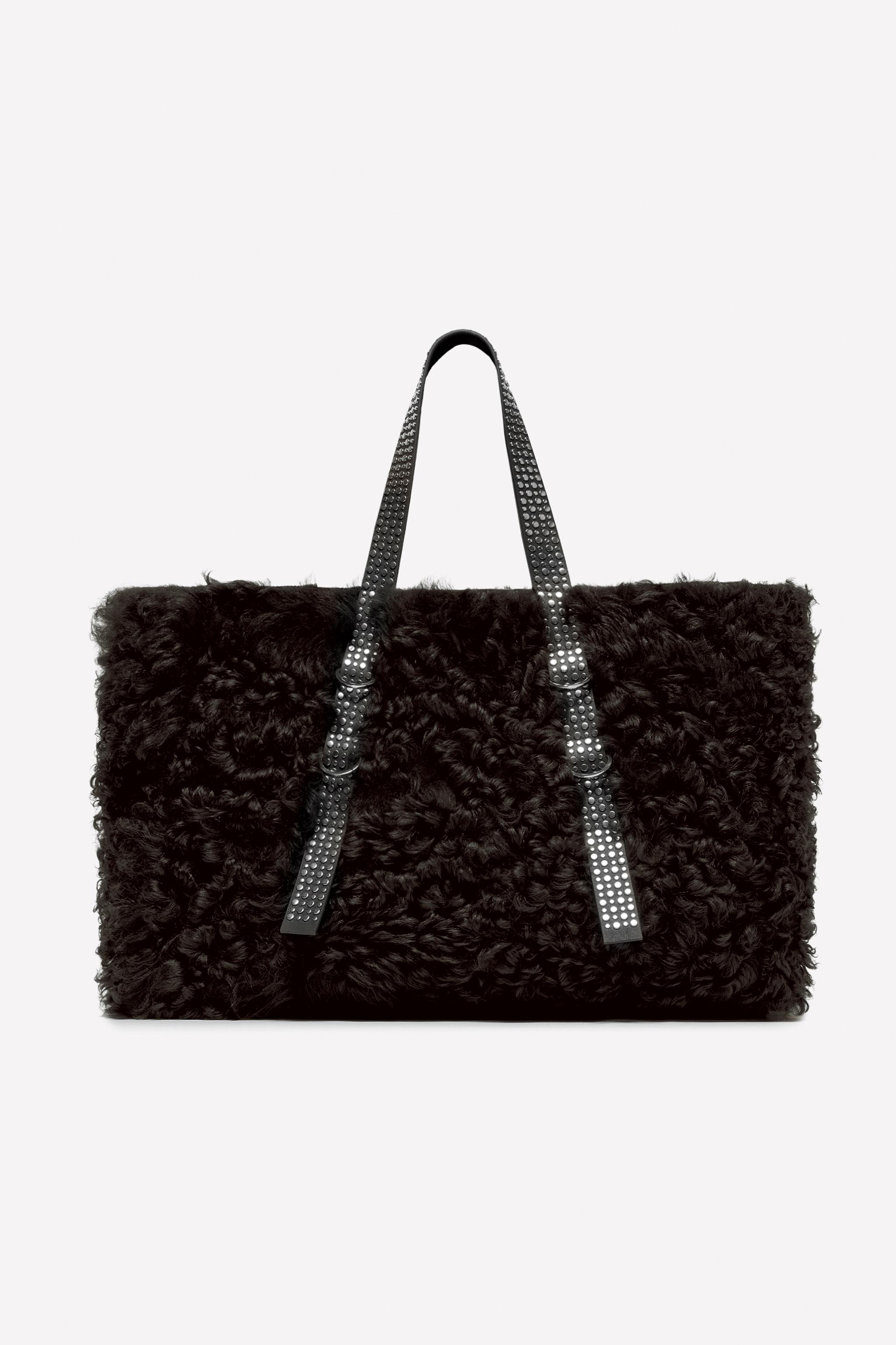 LUDOVIC DE SAINT SERNIN x ZARA LEATHER SHOPPER BAG - Chocolate