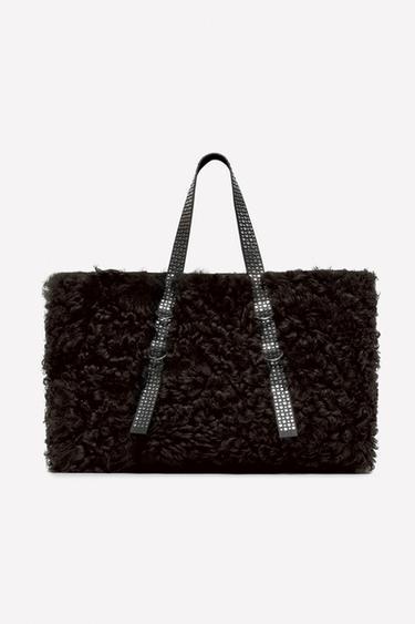 SHOPPER AUS LEDER LUDOVIC DE SAINT SERNIN x ZARA - Braun von Zara