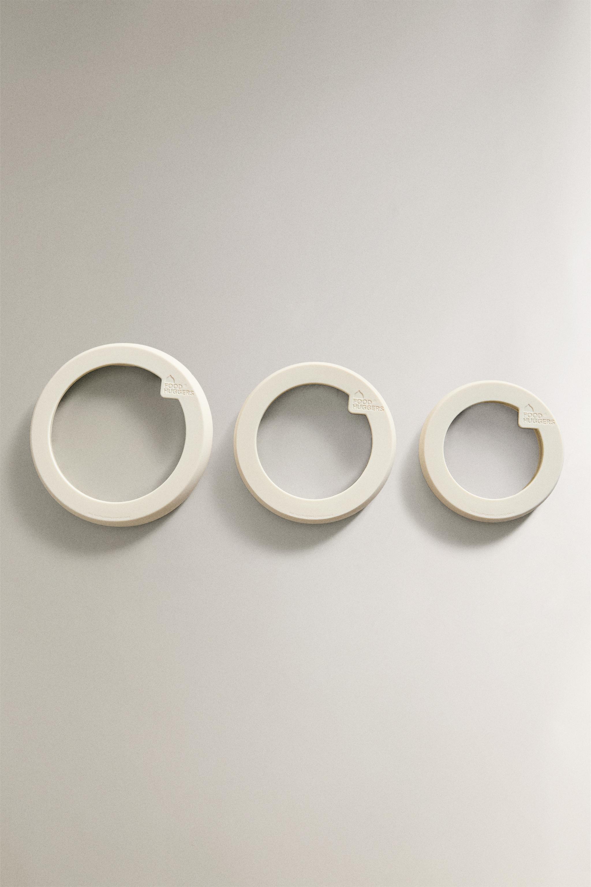 SILICONE AND GLASS LID SET (SET OF 3)