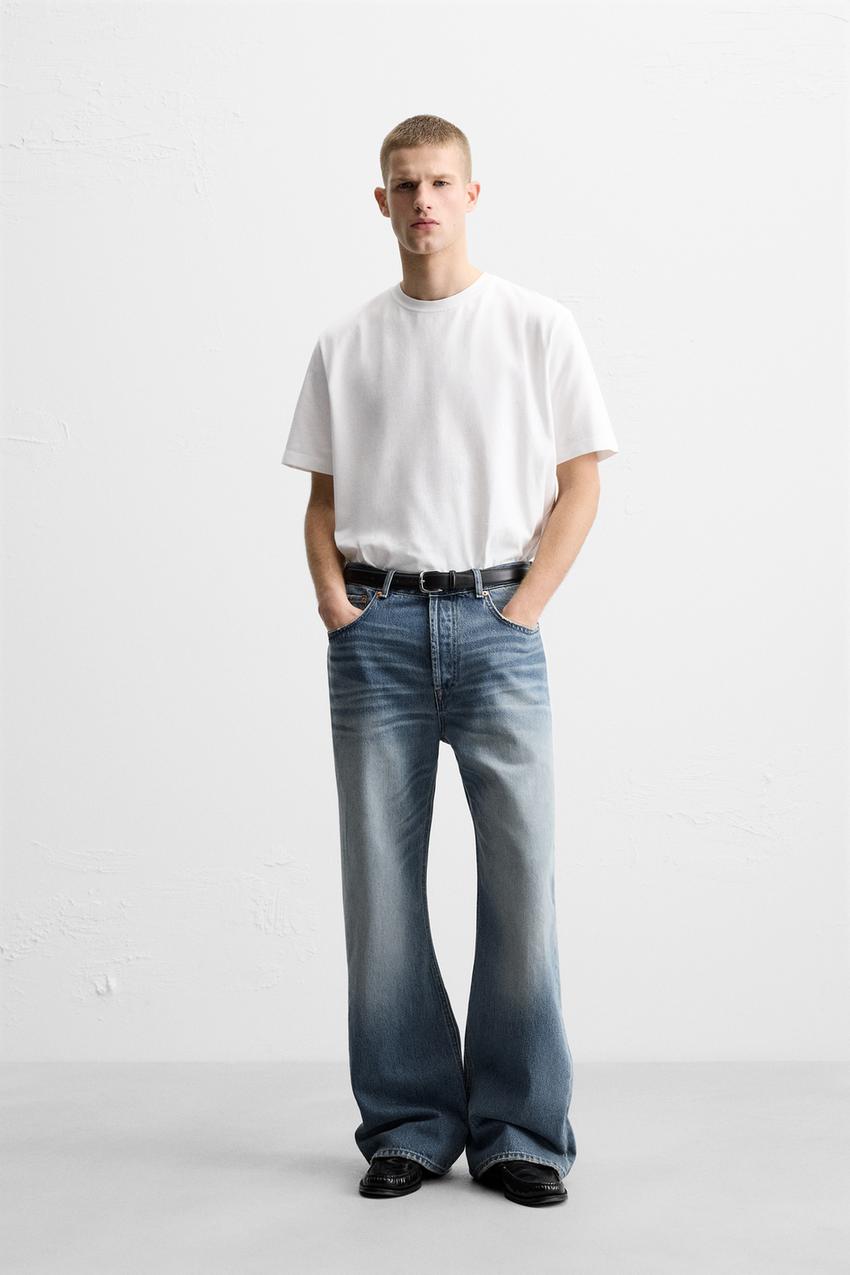 FLARE FIT BAGGY JEANS