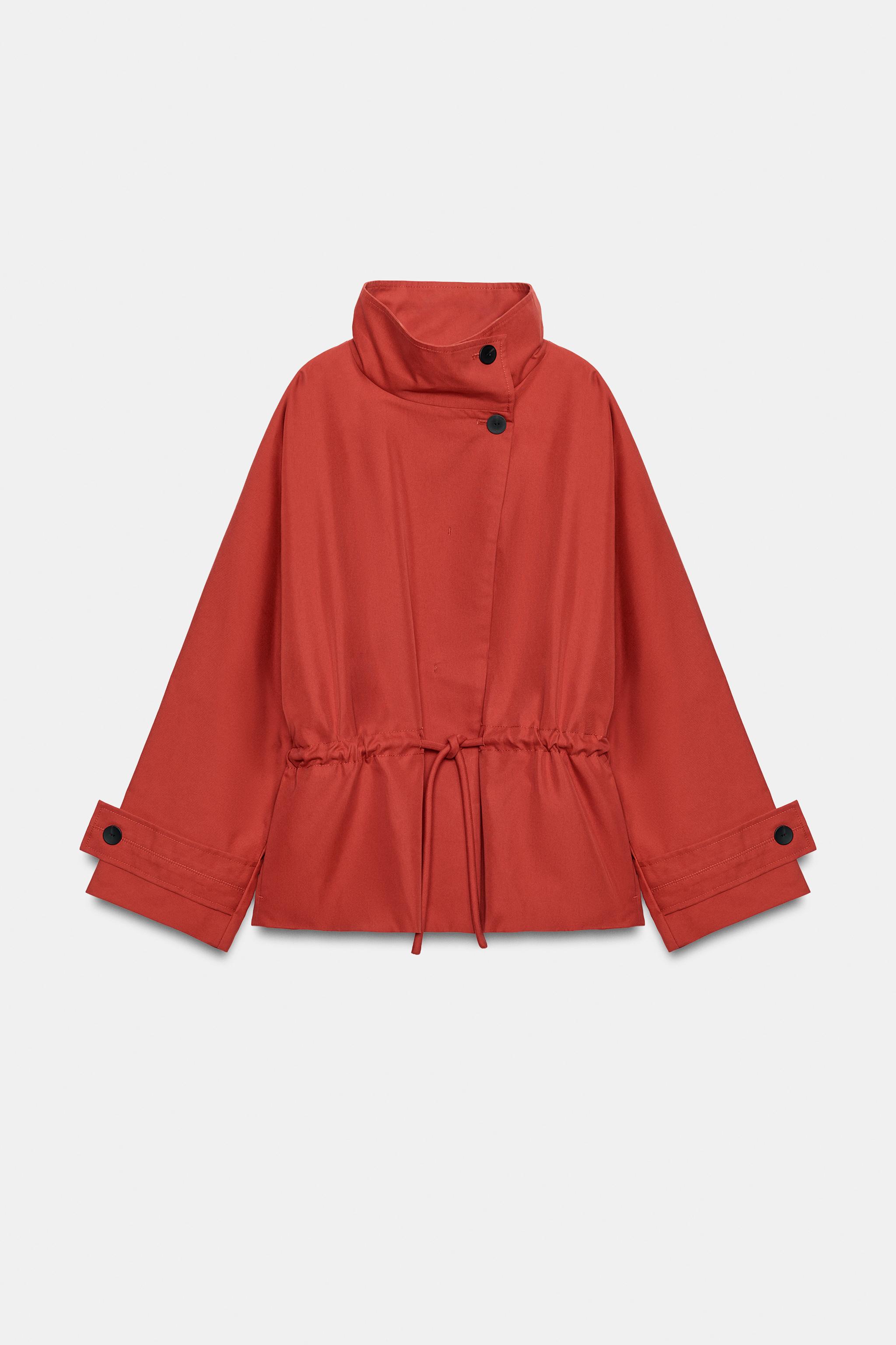 OVERSIZED SHORT TRENCH COAT ZW COLLECTION