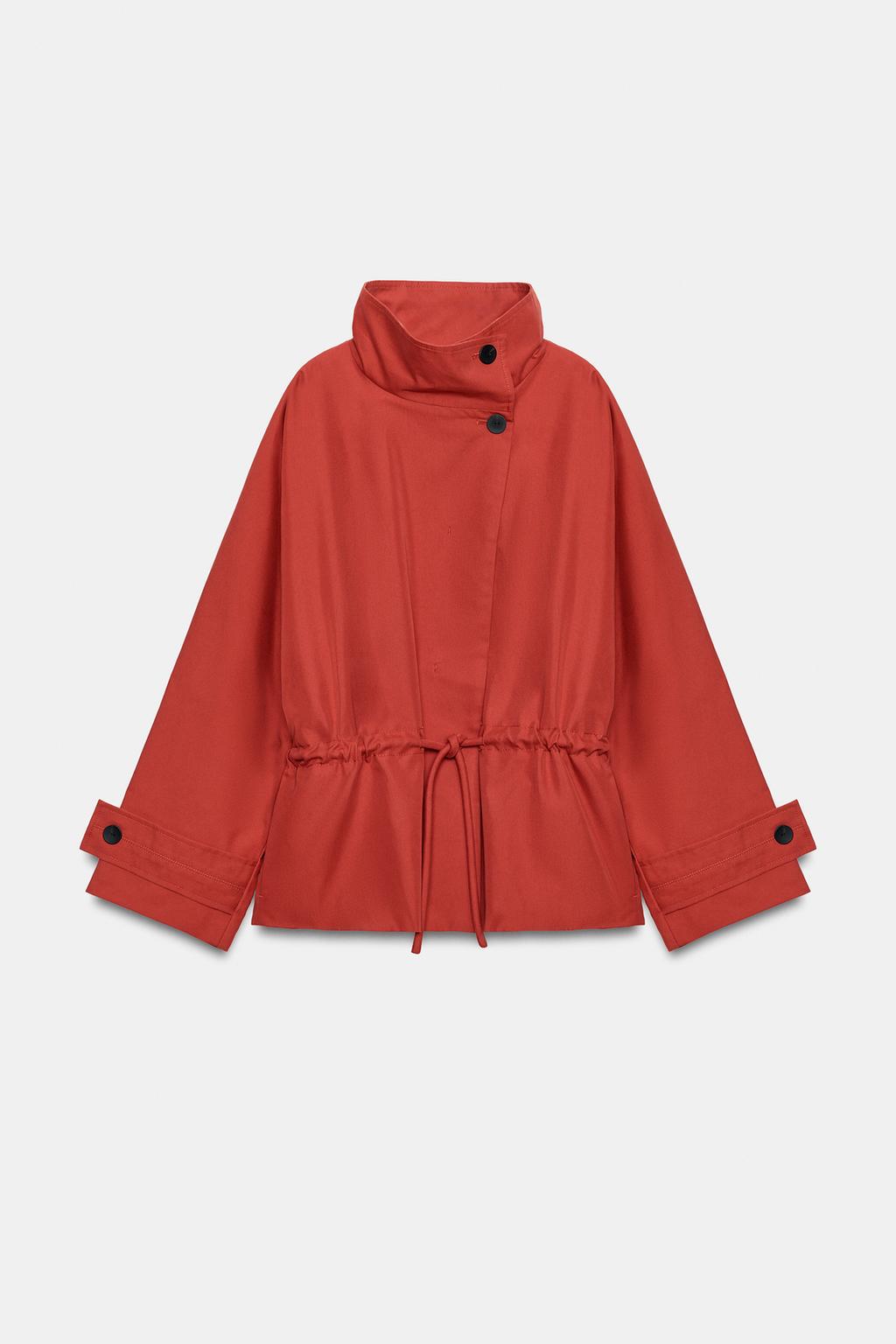 ZW COLLECTION OVERSIZE SHORT TRENCH COAT