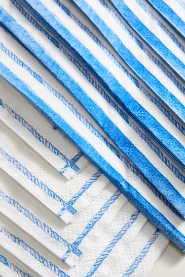 PACK OF PAPER BOAT NAPKINS (30 UNITS) - Blue by Zara - Image 4