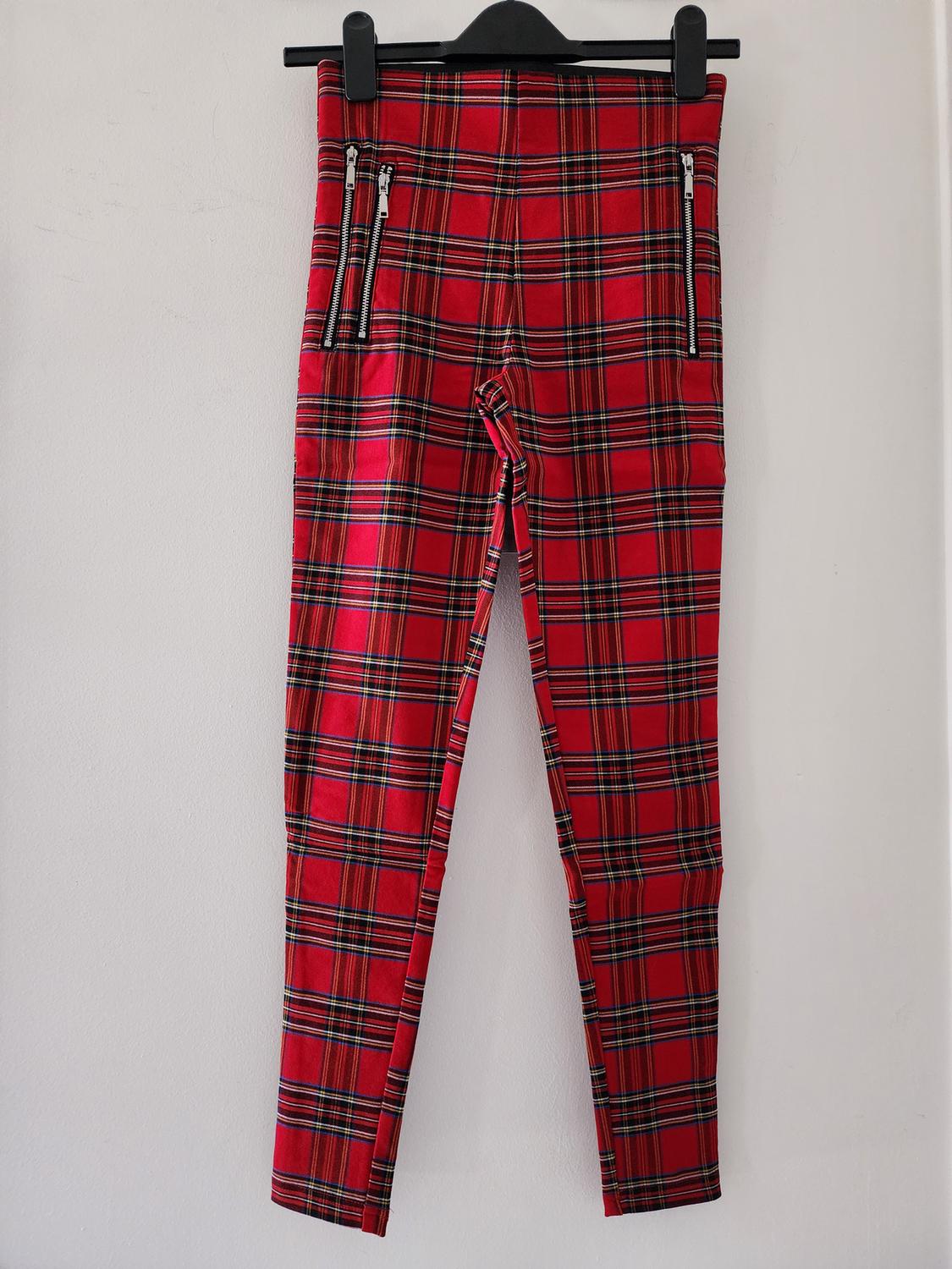 MID-RISE ZIPPER LEGGINGS