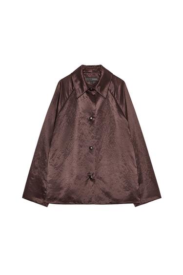 ZW COLLECTION SATIN JACKET