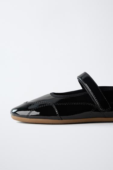 Zara ATHLETIC BALLERINA - Black