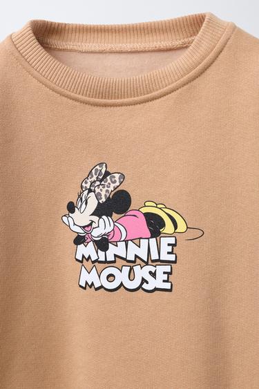MINNIE MOUSE © DISNEY ANIMAL PRINT SWEATSHIRT AND LEGGING SET - Ochre by Zara - Image 2