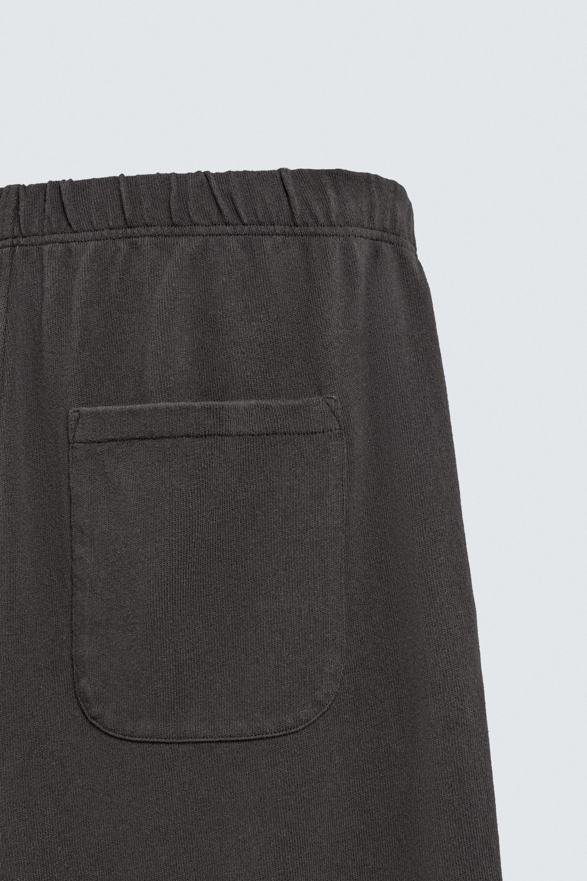 PANTALON DE JOGGING EN MAILLE DÉLAVÉ