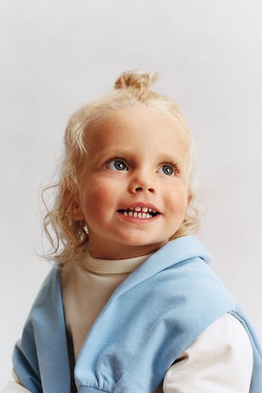 Zara SWEATSHIRT AND JOGGER PANTS SET - Light blue