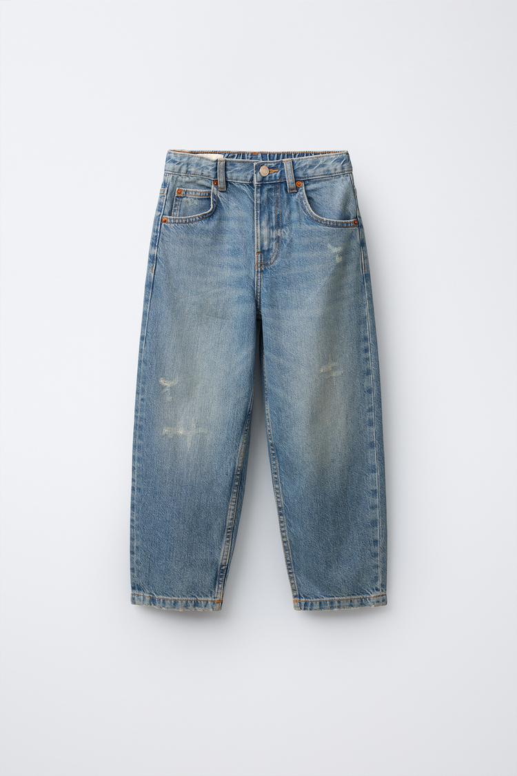 MOM FIT JEANS Blue ZARA Thailand