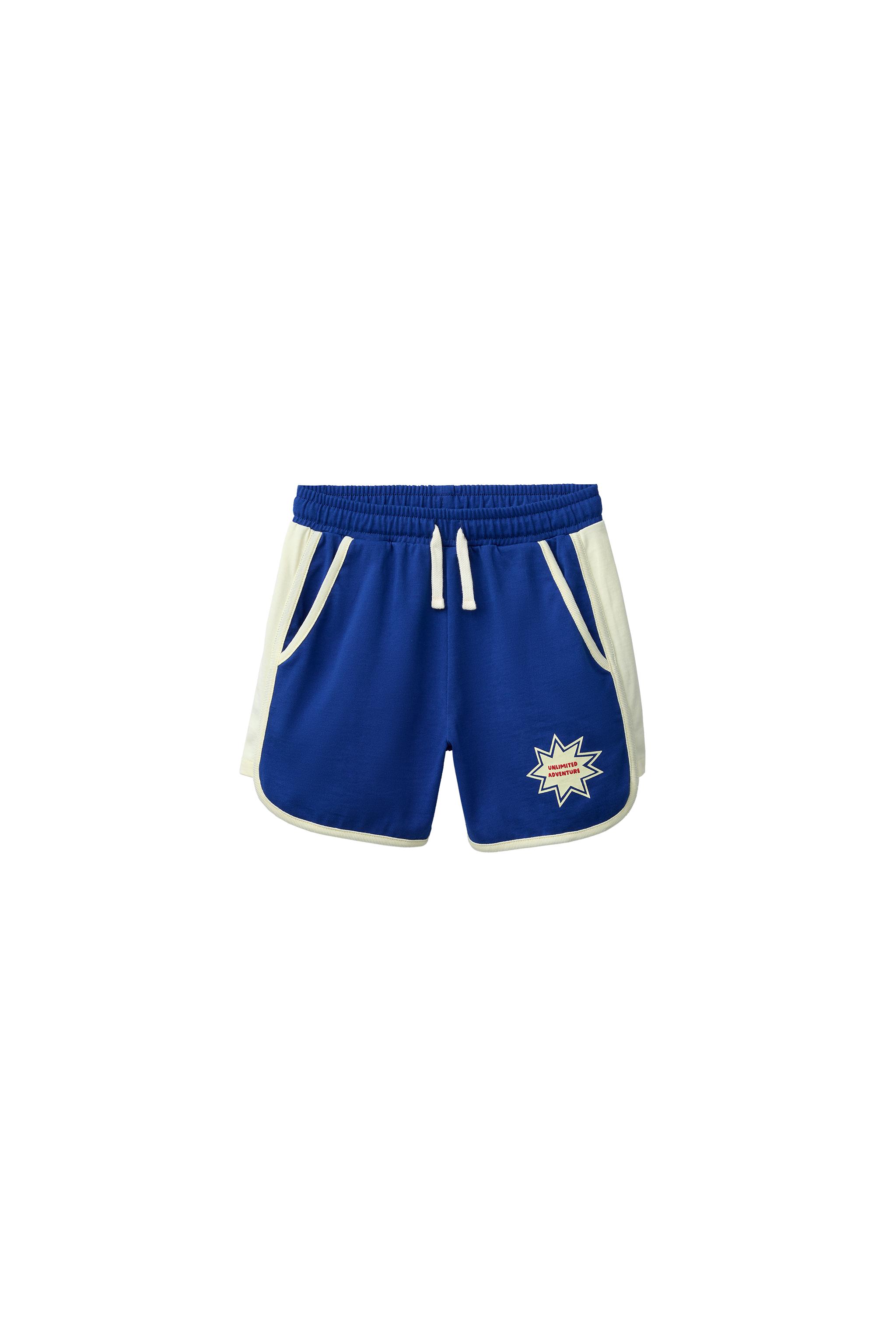 PLUSH BERMUDA SHORTS WITH CONTRAST PIPING - Bluish | ZARA South Africa
