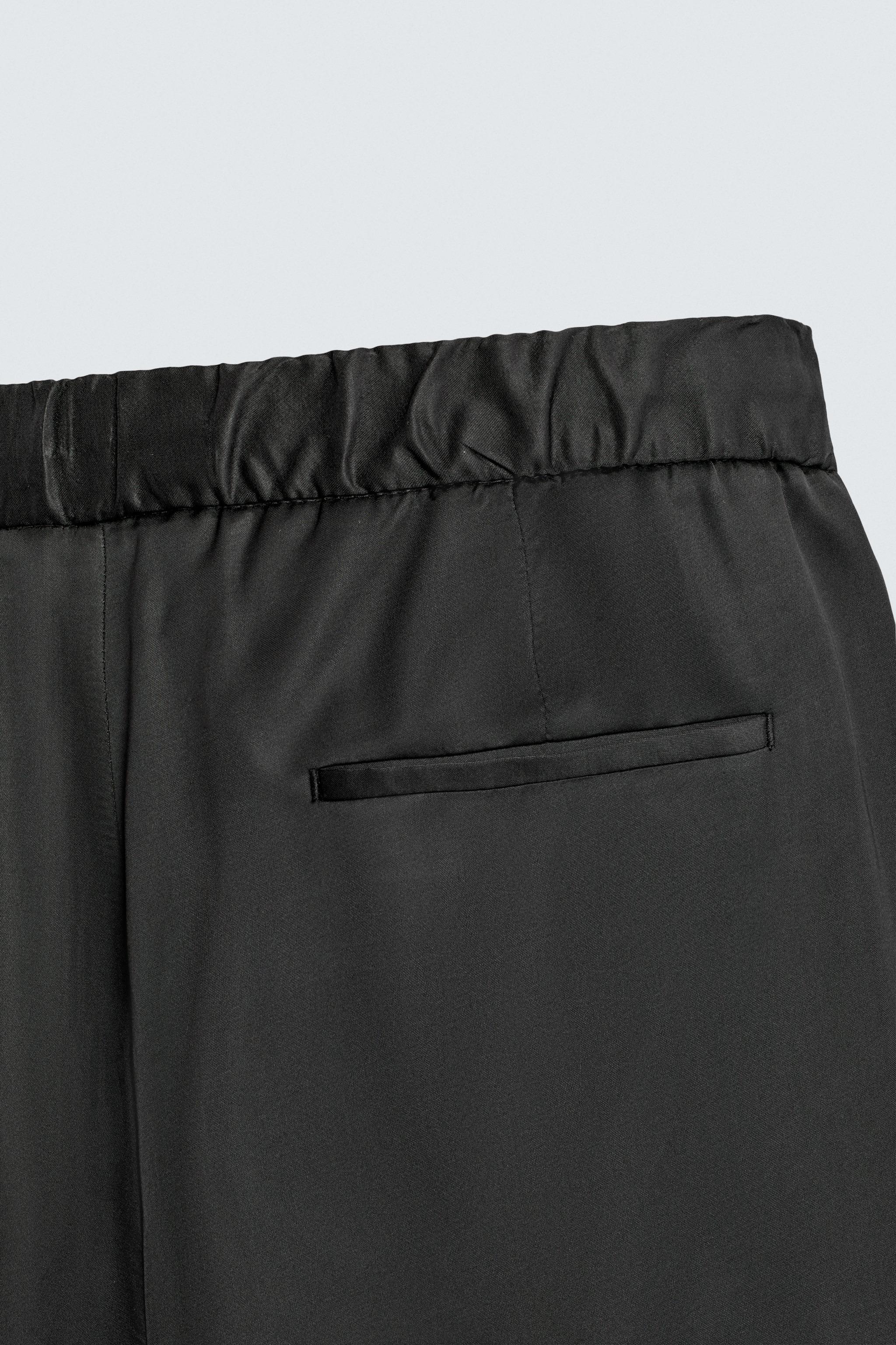 PANTALON JOGGING FLUIDE À TAILLE ÉLASTIQUE