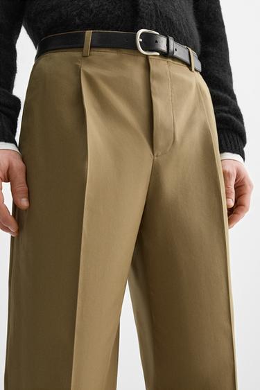 PANTALON À PINCES ÉDITION LIMITÉE - Sable de Zara - Image 4