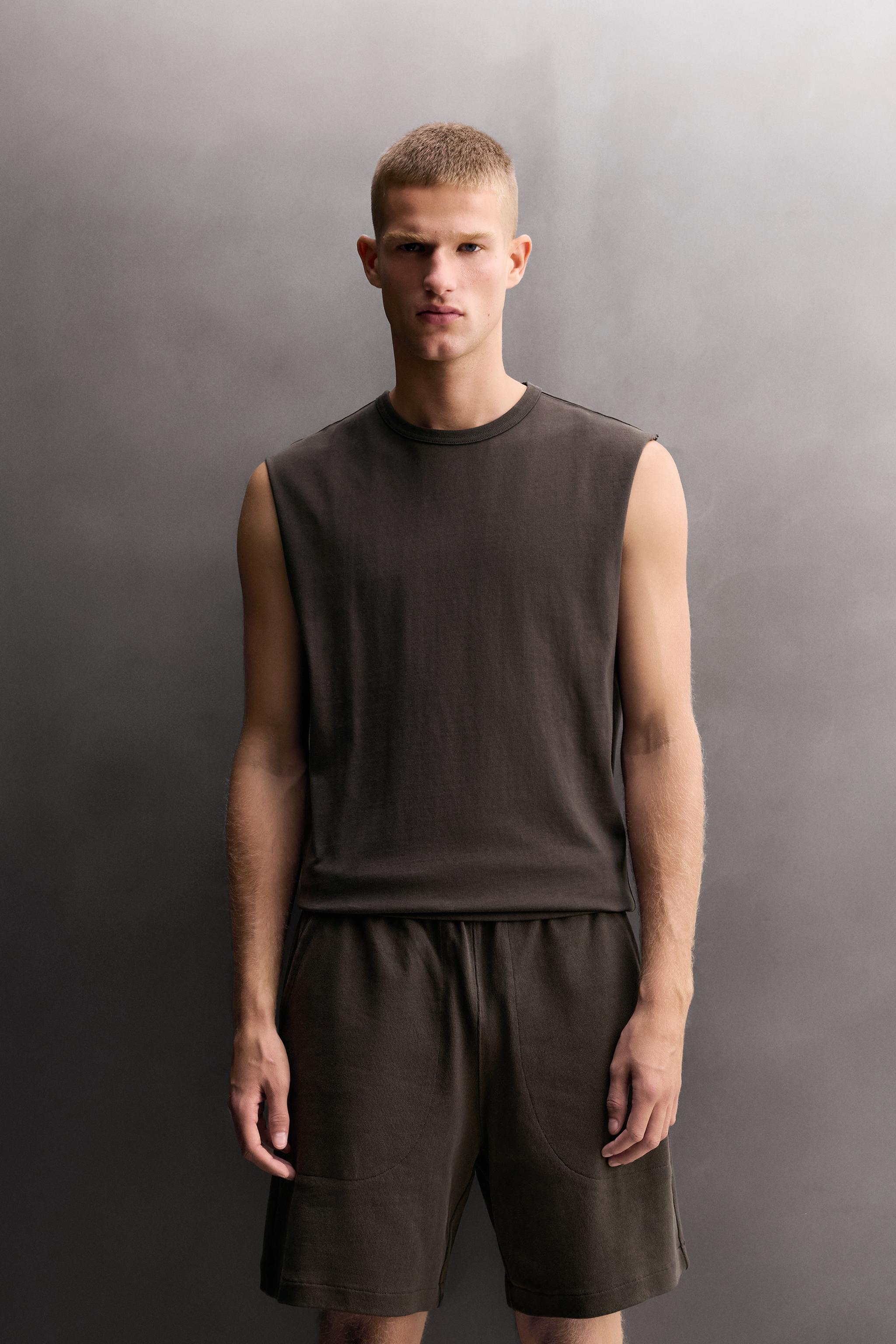 HEAVYWEIGHT TANK TOP — Brown (alternate view)
