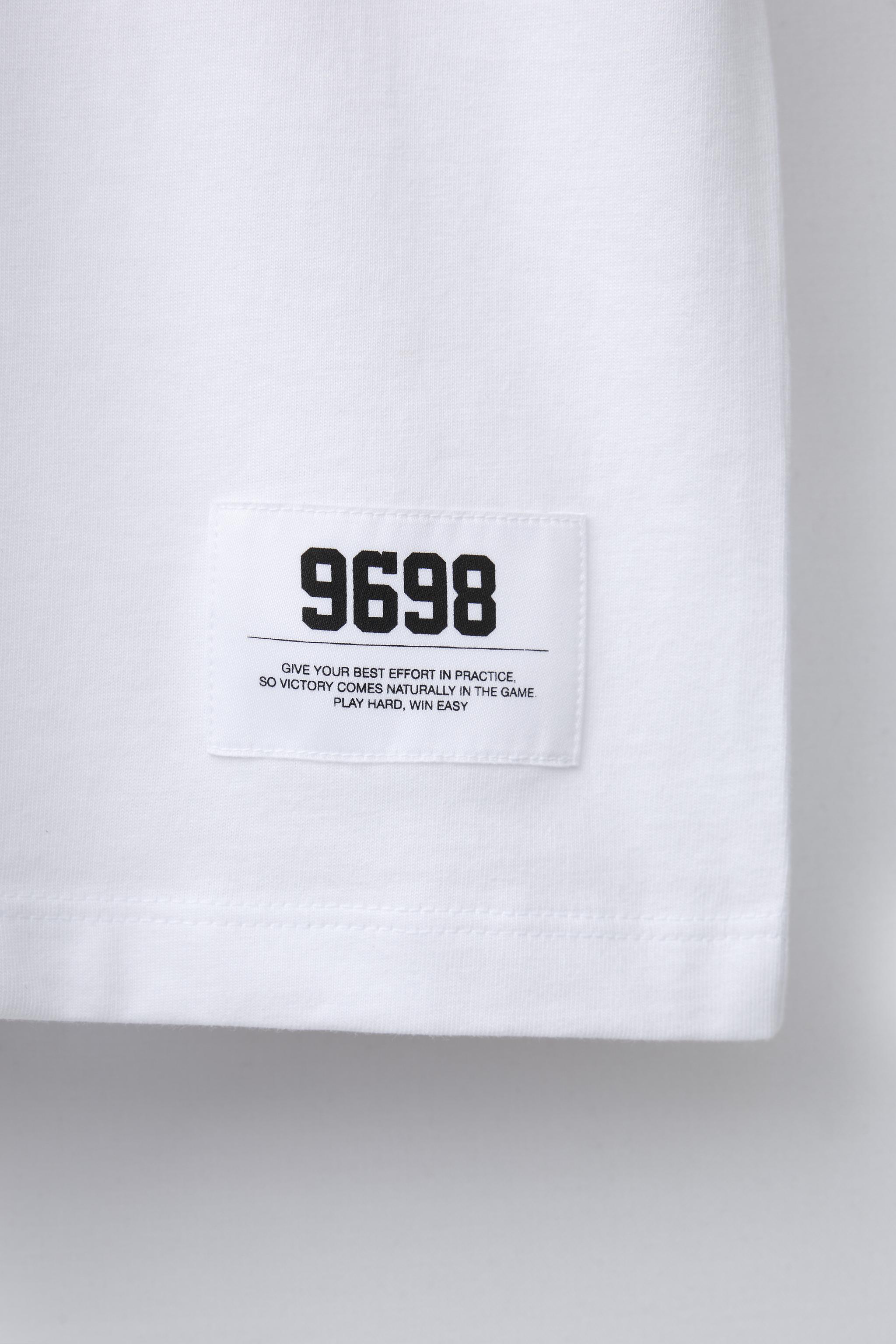 ☺︎出品 ジョギングテキストプリントTシャツ - ホワイト | ZARA Japan