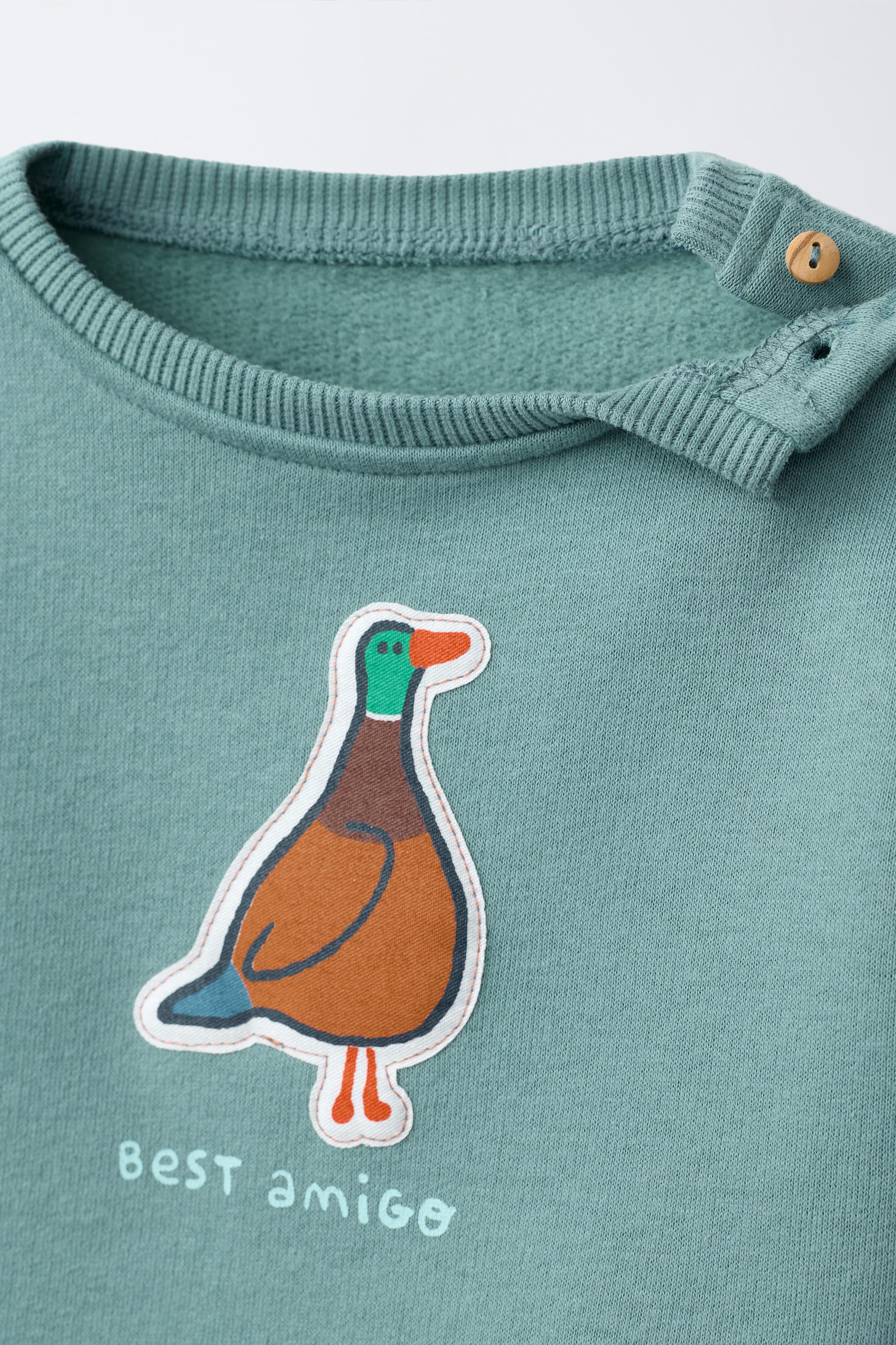 DUCK PATCH SWEATSHIRT