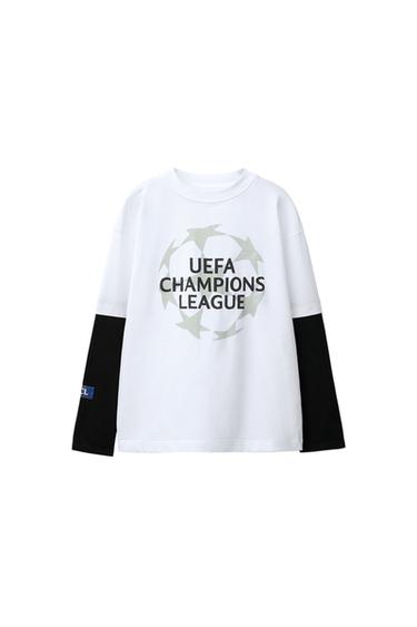CAMISETA DOBLE MANGA UEFA CHAMPIONS LEAGUE ® - Blanco de Zara