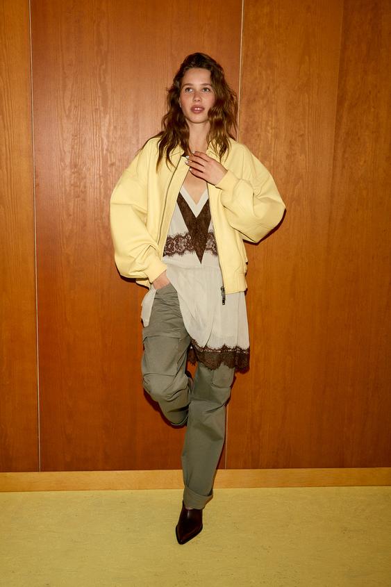 100% LEATHER BOMBER JACKET