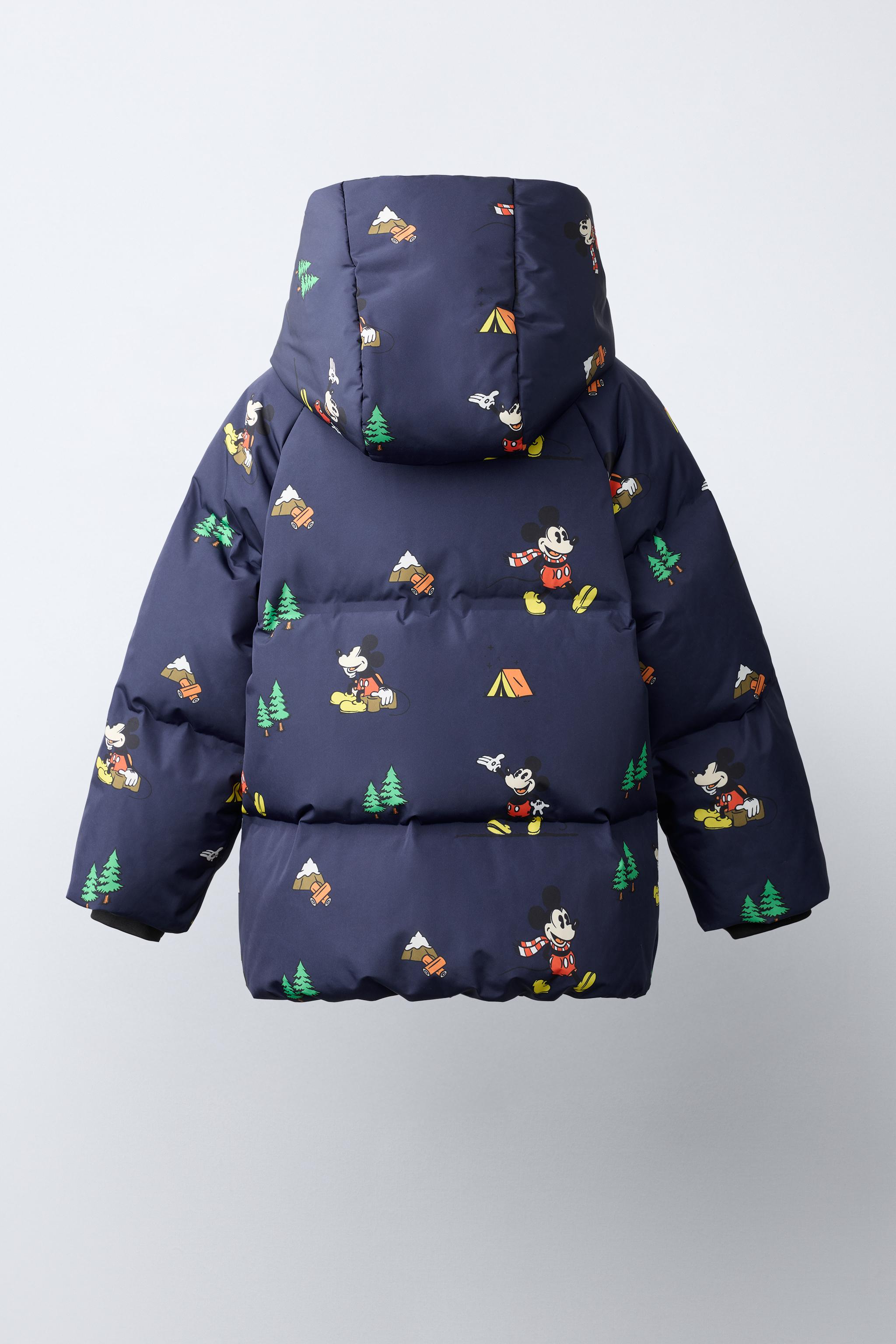 MICKEY MOUSE © DISNEY 50% FEATHER AND DOWN WATER REPELLENT HOODIE PUFFER