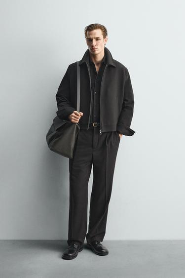 LIMITED EDITION WOOL BLEND JACKET - Brown by Zara