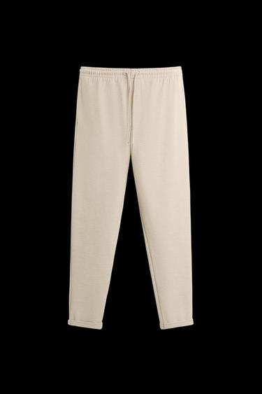 PANTALÓN CINTURA JOGGER EASY CARE - Arena de Zara - Imagen 0