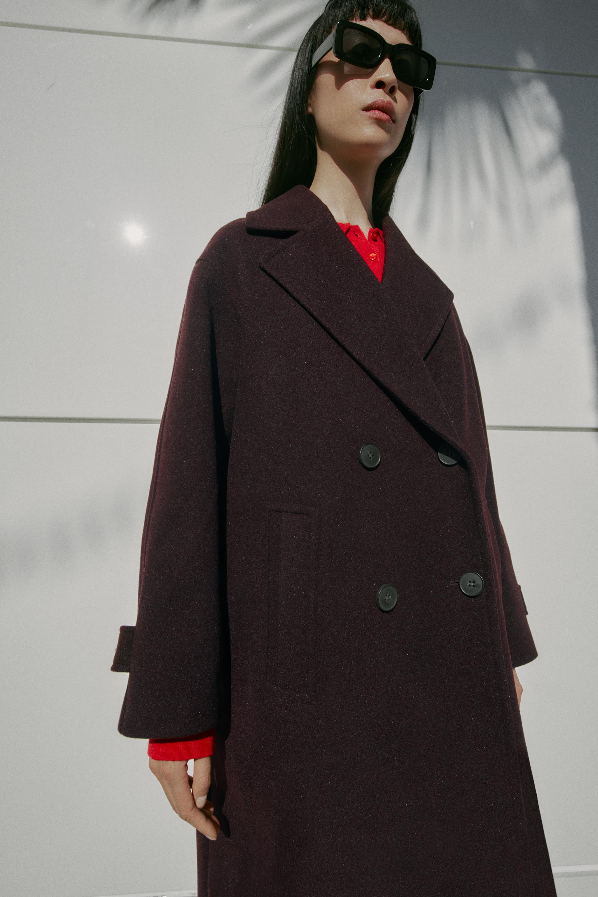 ソフトオーバーサイズコート - ベージュ | ZARA Japan / 日本