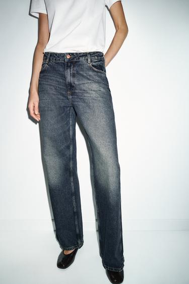 JEAN Z1975 DROIT TAILLE NORMALE - Bleu de Zara