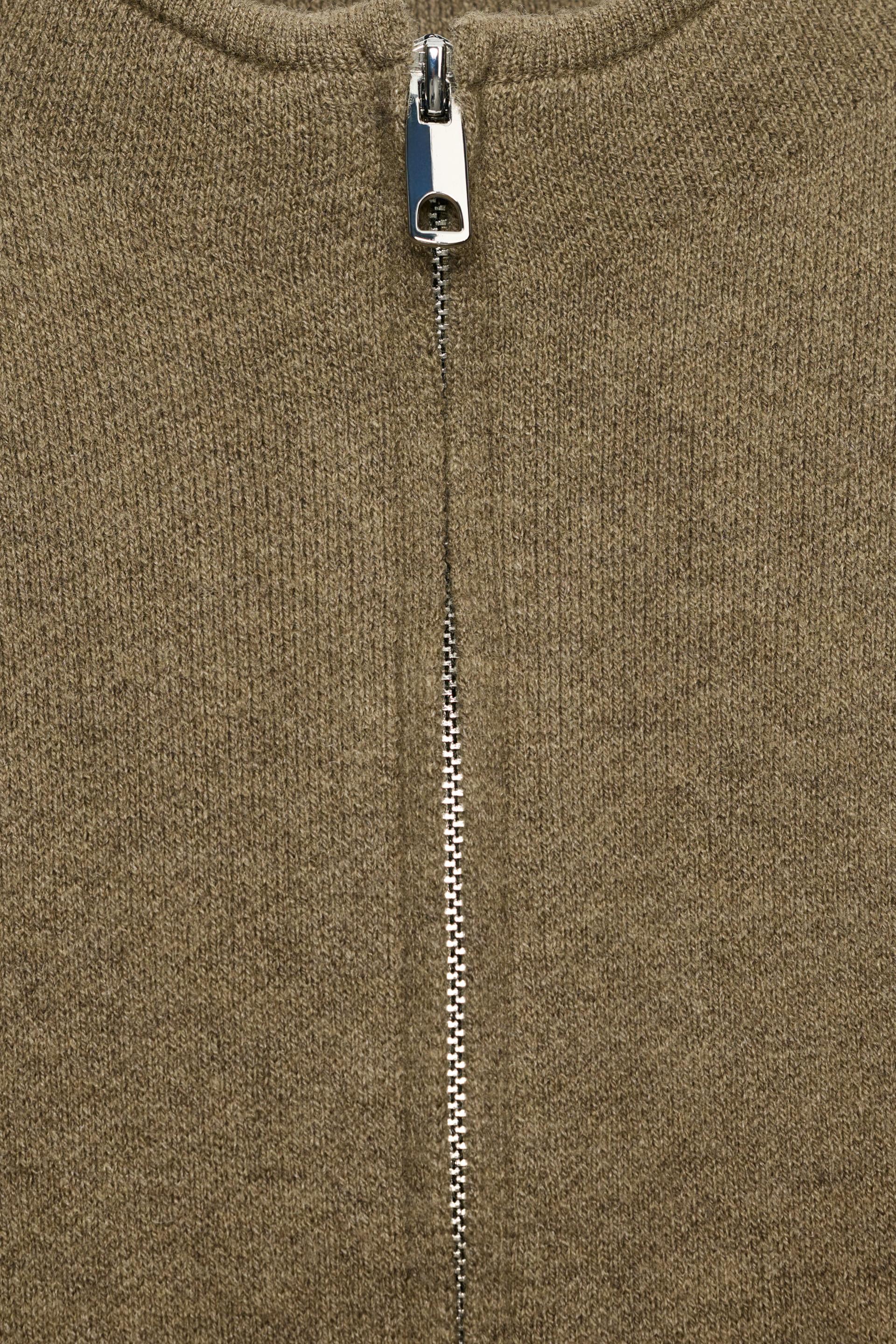 ELASTIC HEM CARDIGAN thumbnail 9